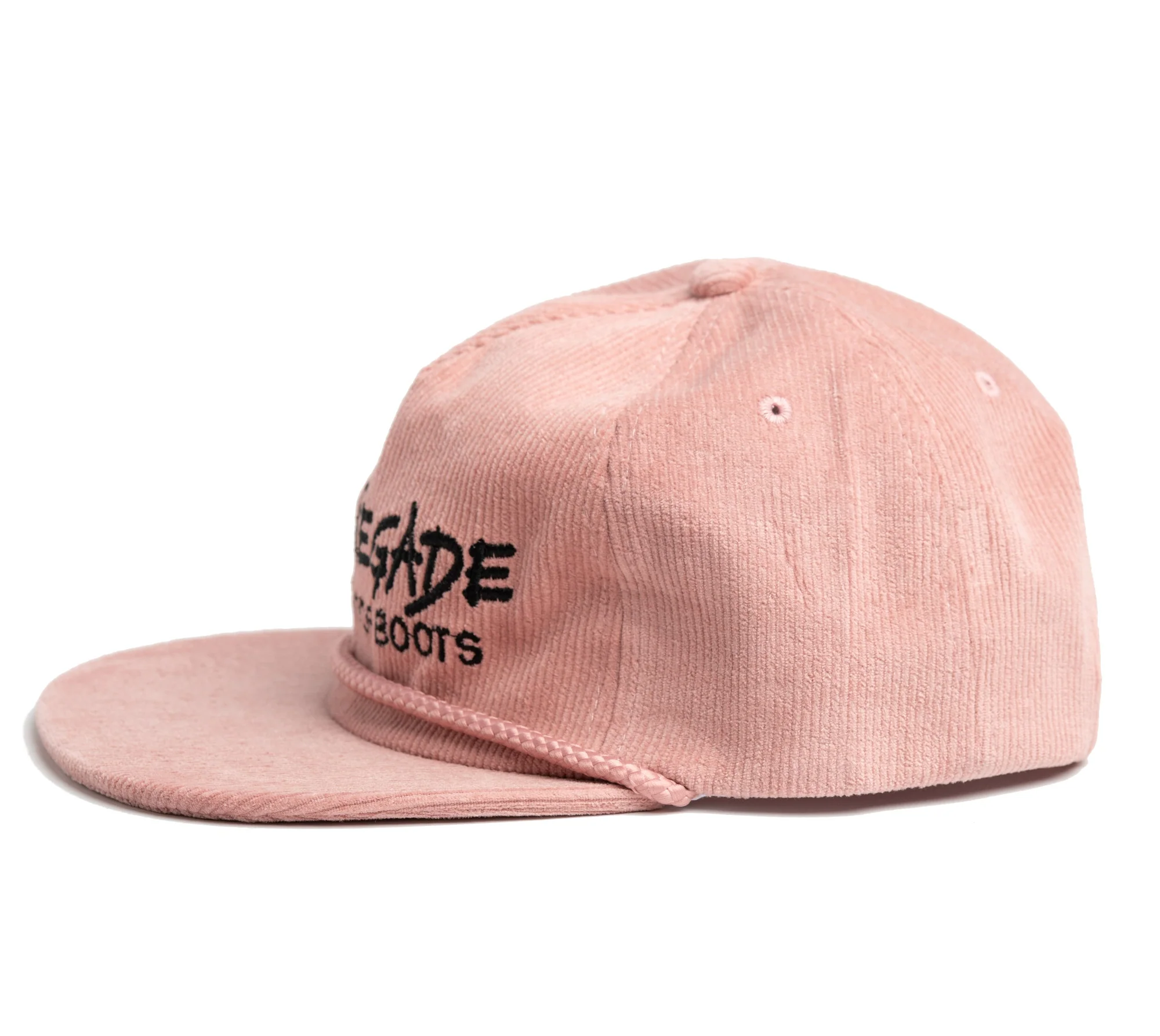 Renegade® Rope Corduroy Snapback Cap - Pink - Image 3