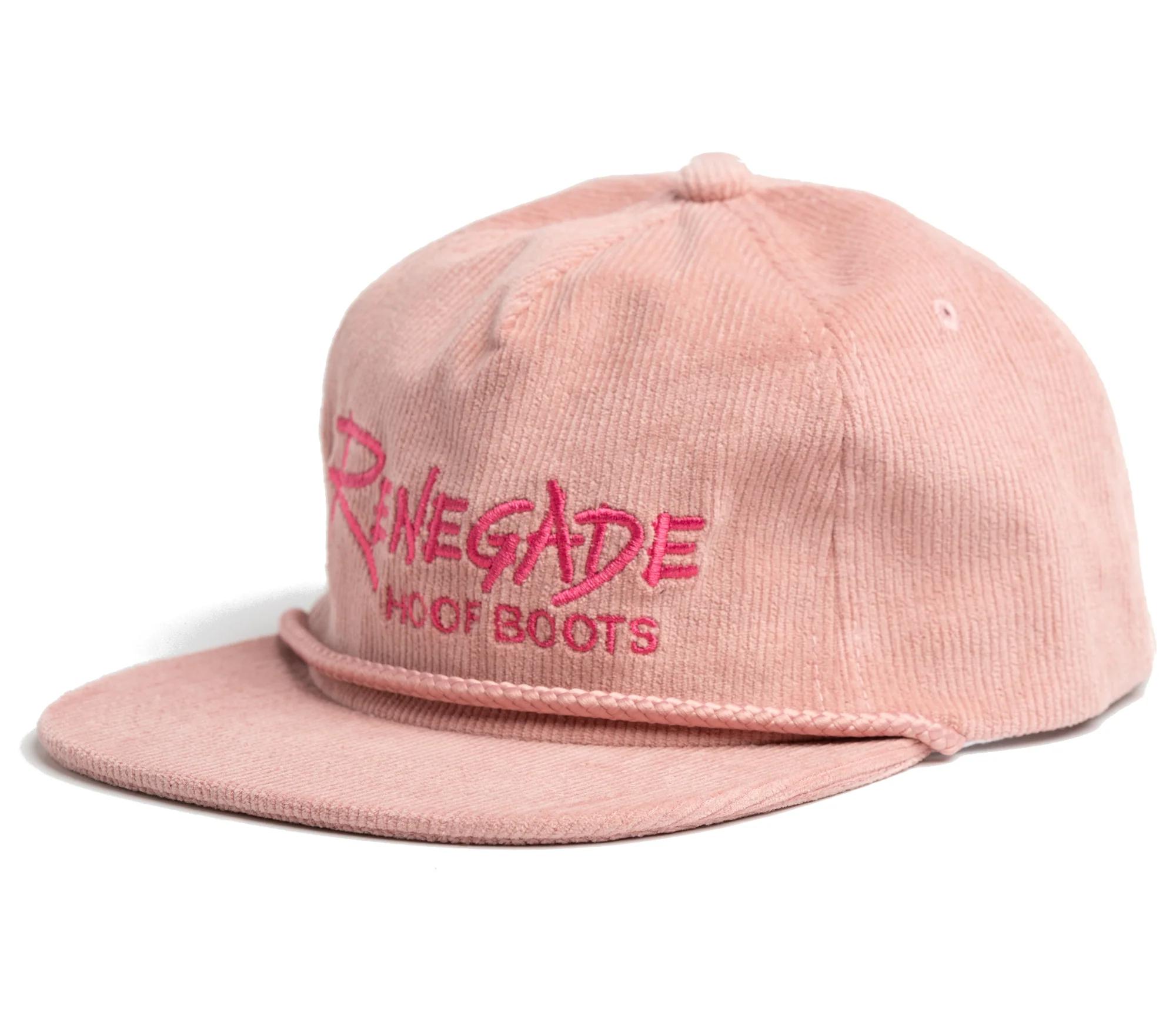 Renegade® Rope Corduroy Snapback Cap - Pink - Image 6