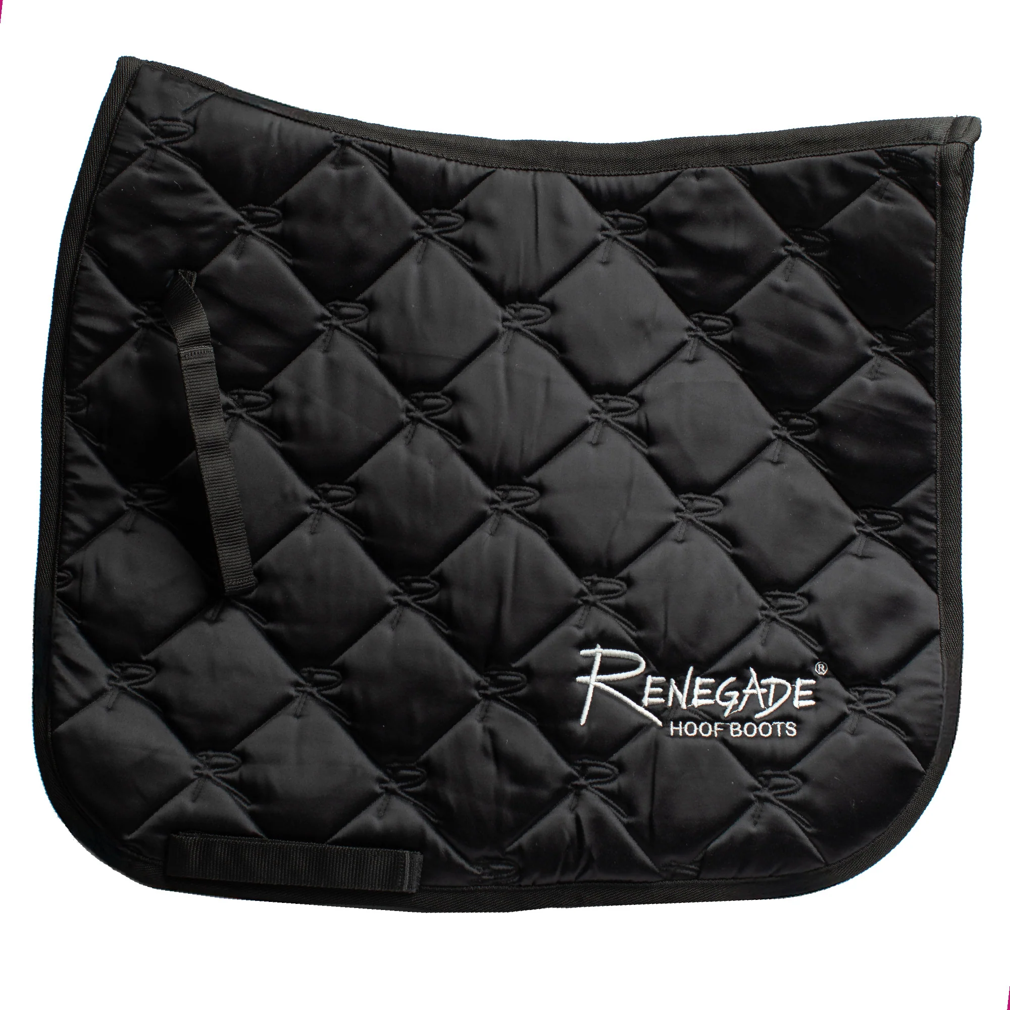 Renegade® Dressage English Saddle Pad - Black Satin