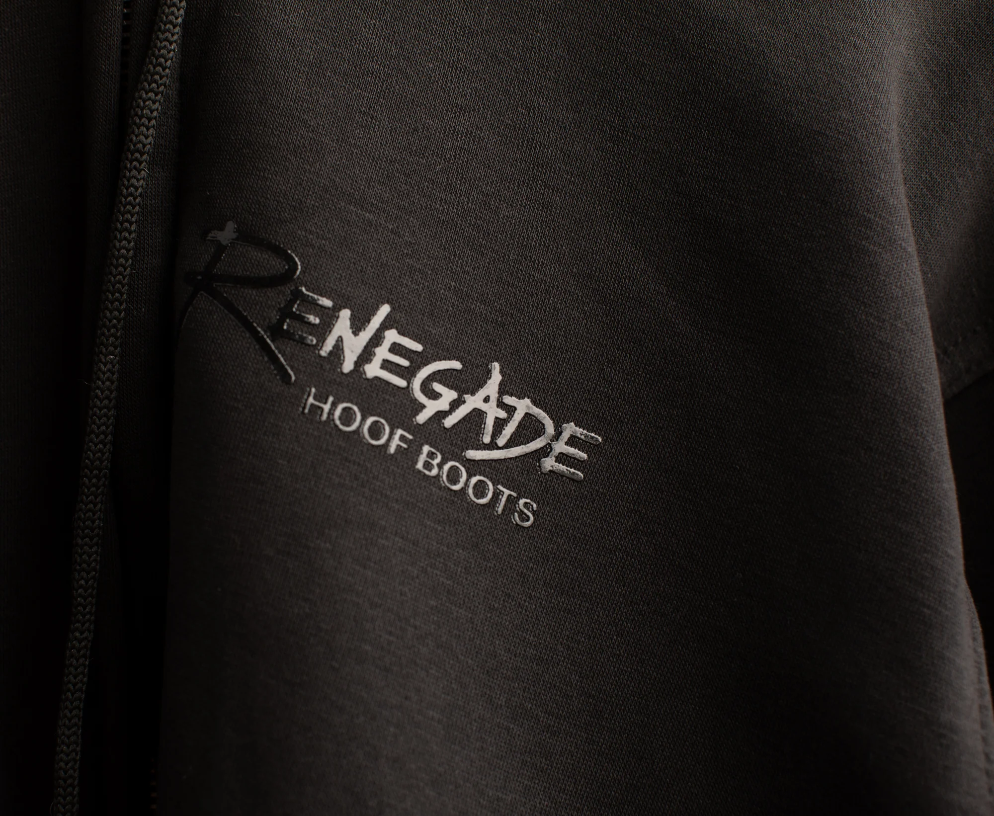 Renegade Hooded Zip Sweatshirt - Black - Image 2