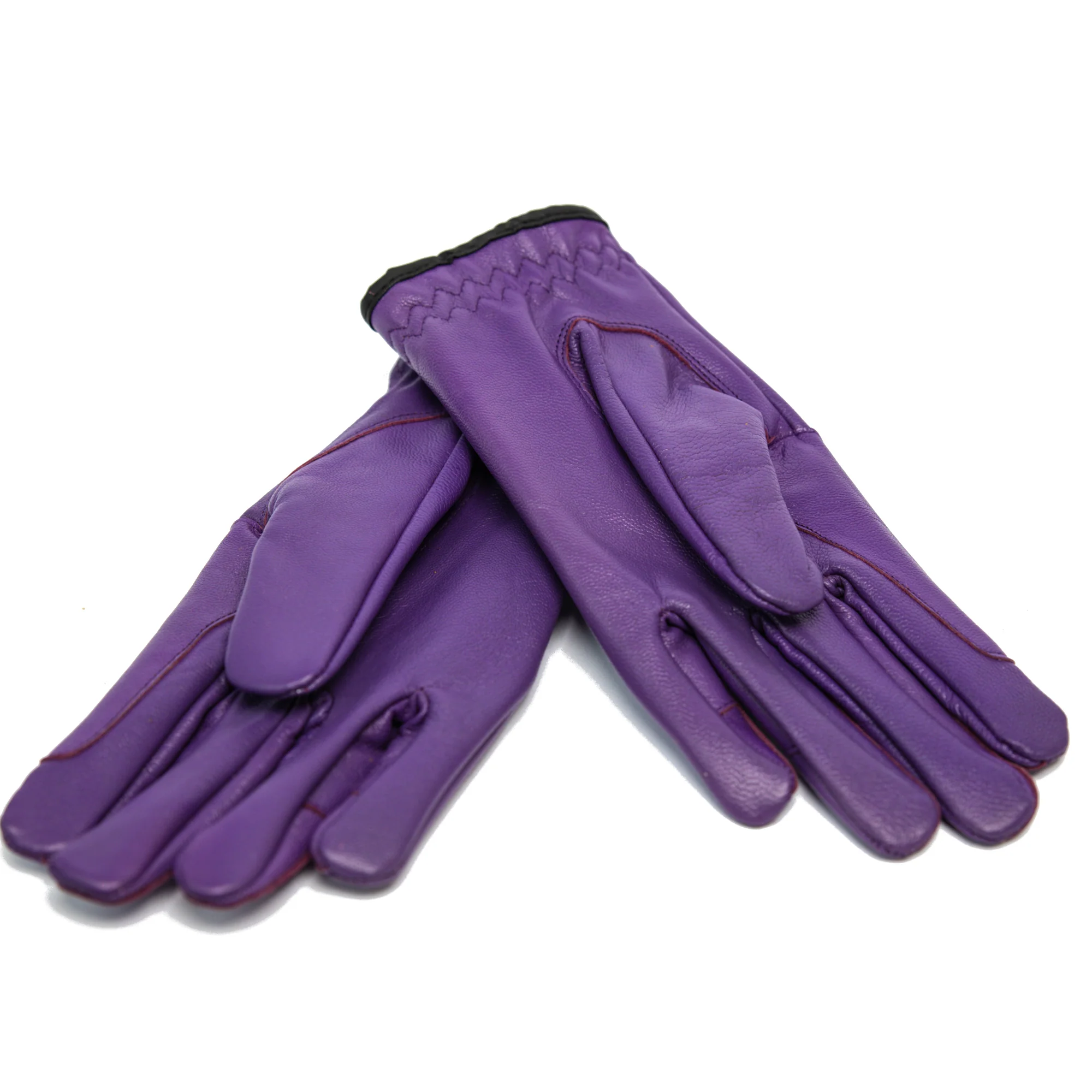 Renegade® Leather Riding Gloves - Mystic Purple - Image 2
