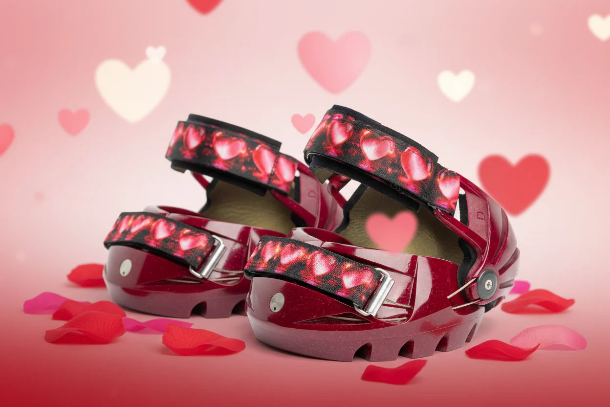 Printed Tension Strap: Hearts - Image 2