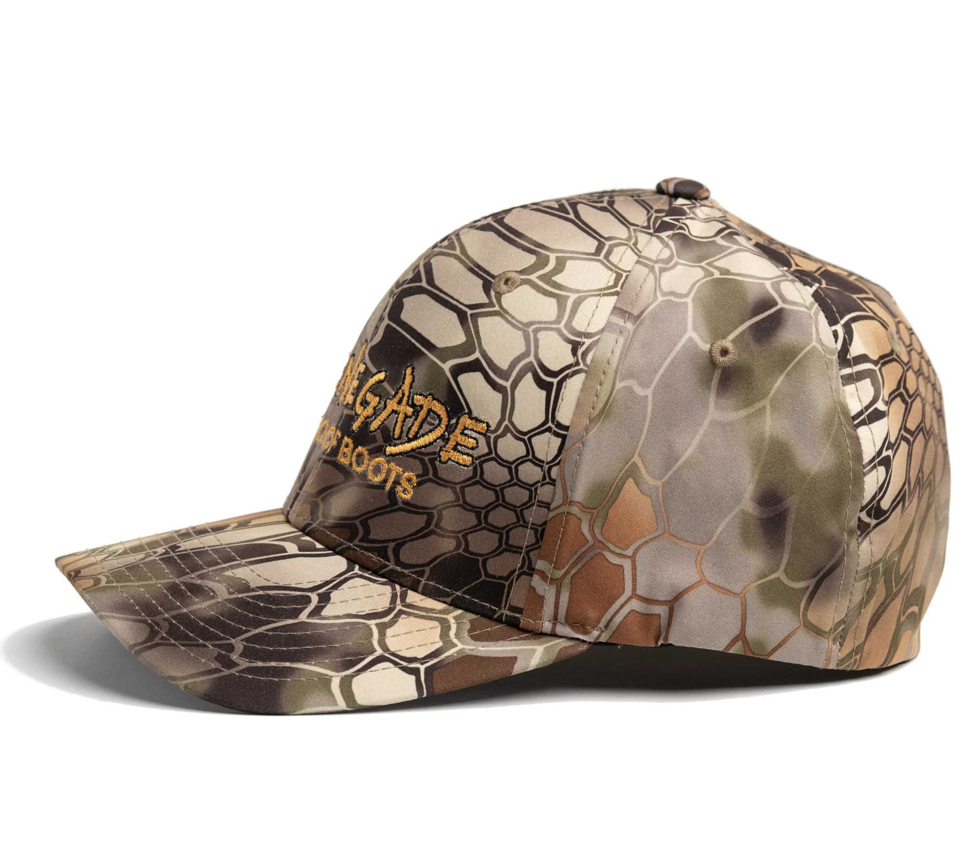 Renegade® Gator Print Trucker Cap - Brown - Image 3