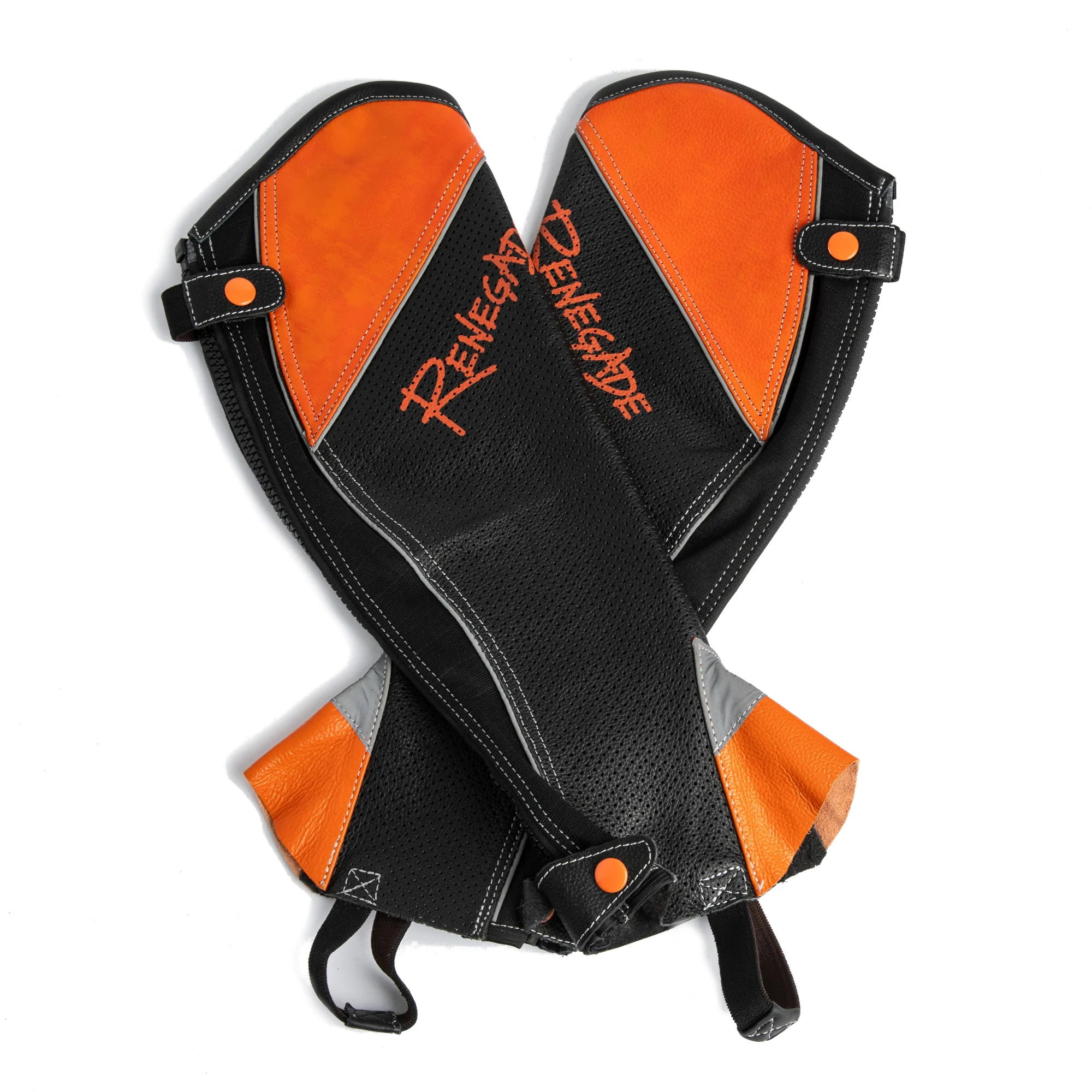 Renegade® Leather Half Chaps - Orange