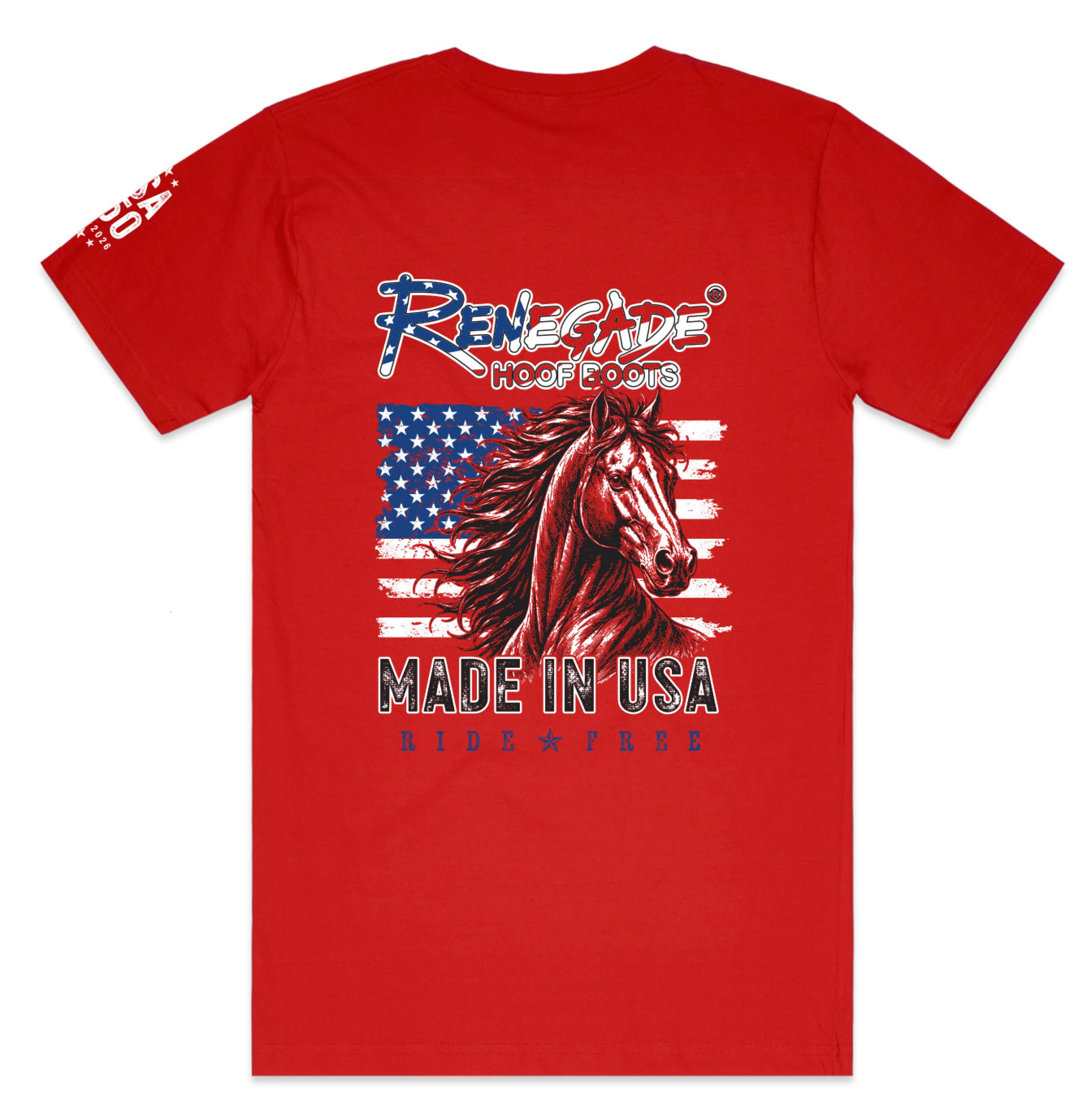 Renegade T-Shirt: USA 250 Red - Image 5