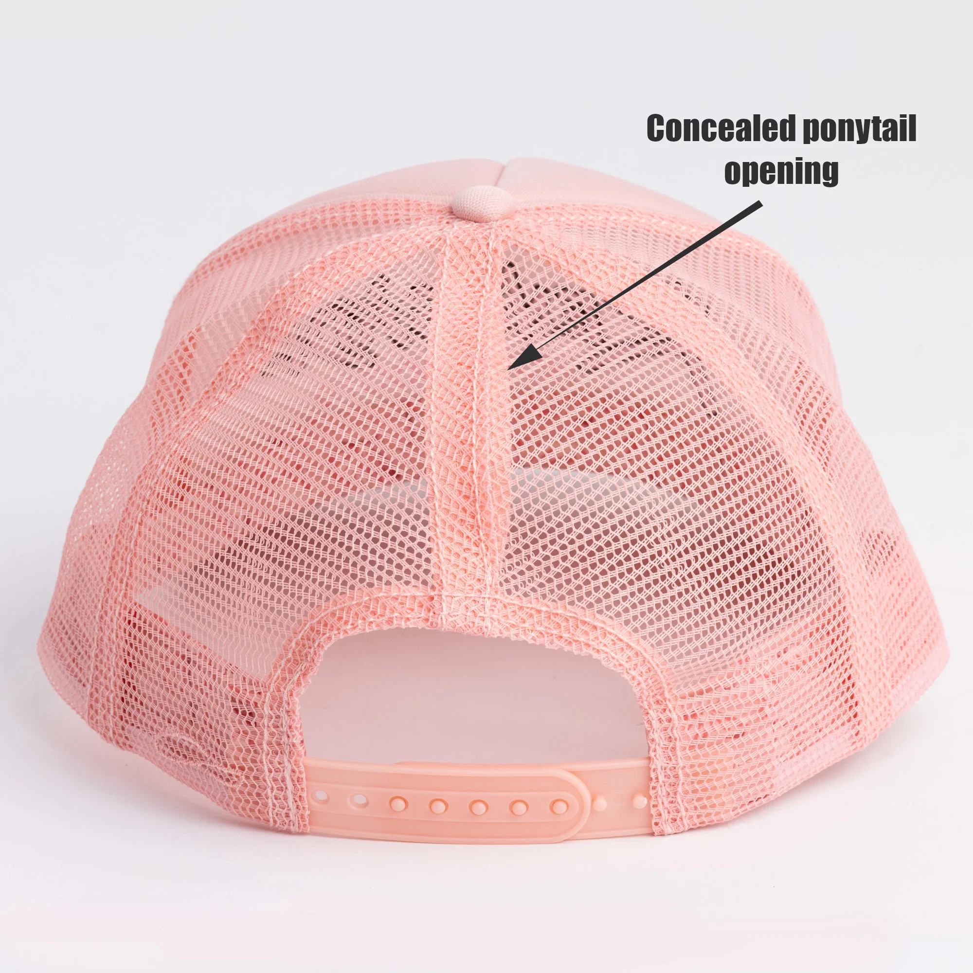 Renegade® Women's Foam Trucker Cap - Peach - Image 3