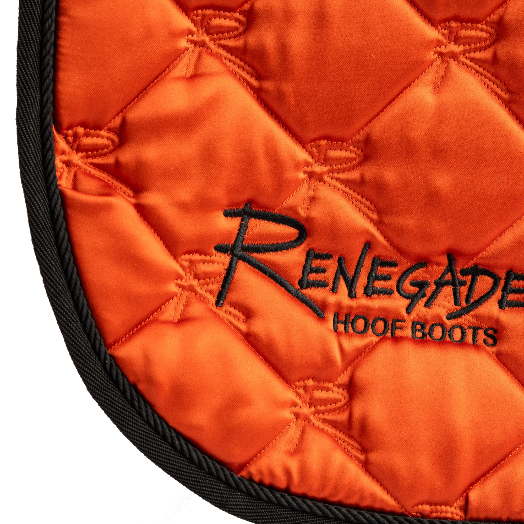 Renegade® Universal English Saddle Pad - Copper/Black Trim - Image 2