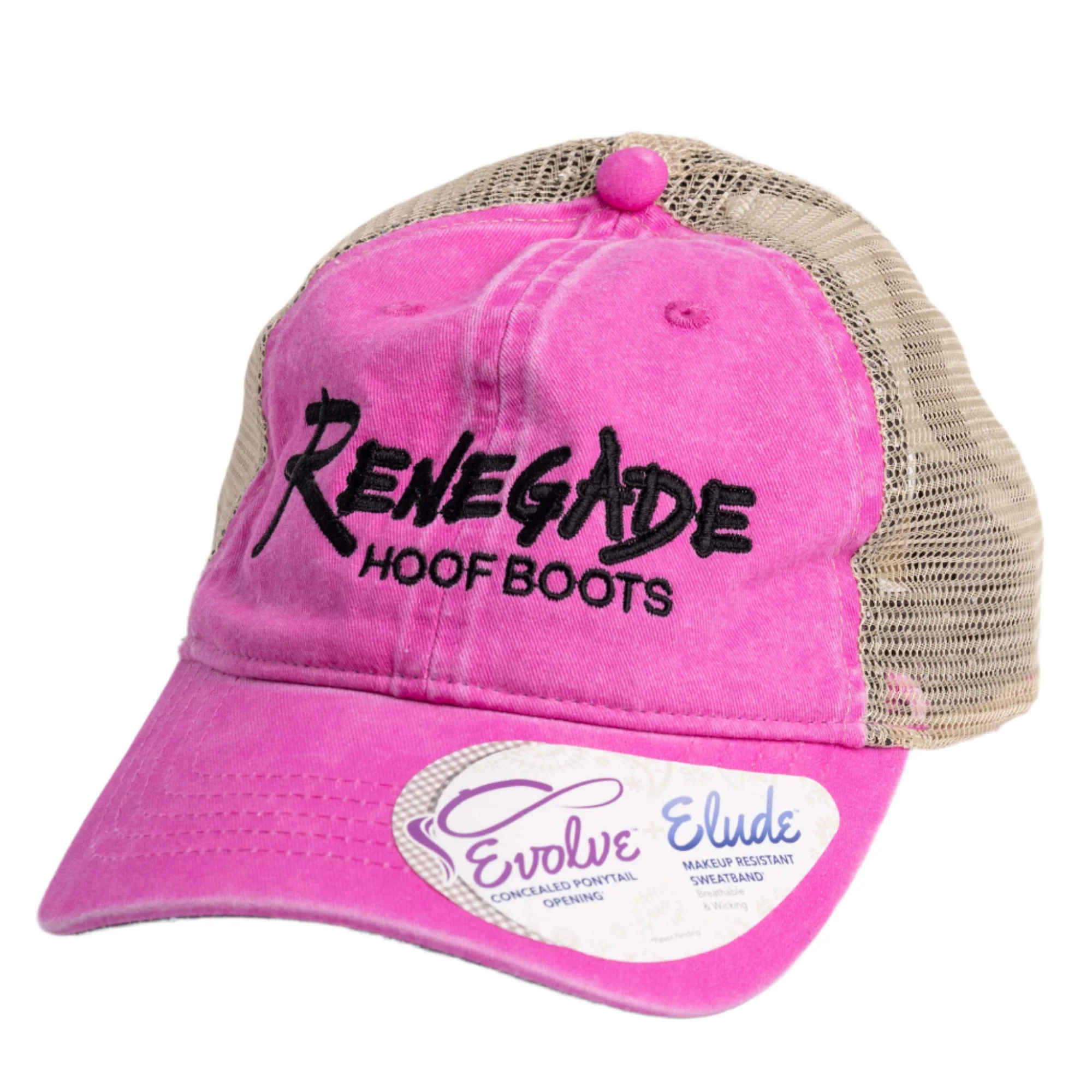 Renegade® Women's Washed-Look Cap - Rose - Image 4